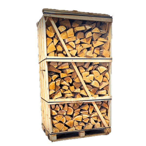 Bouleau séché au four – bois de chauffage – caisse géante – Bois de chauffe