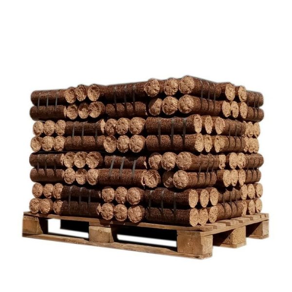 Bois densifié – Bûches de nuit – 1/2 palette de 480 kg – Bois de chauffe