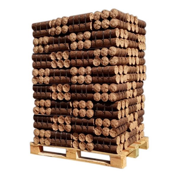 Bûches de nuit – Palette de 960 kg – Bois de chauffe