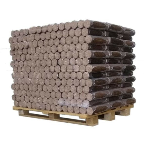 Bois densifié – Feuillus – Palette de 1 tonne – Bois de chauffe